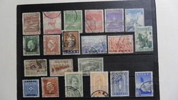 Grèce  :21  Timbres Oblitérés - Collections