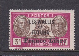 Wallis And Futuna Sg 122 1941 France Libre ,3 F Brown And Purple Mint Hinged - Neufs