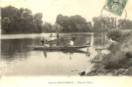 Dépt 95 - CERGY-PONTOISE - Port De HAM - CERGY - Vue De L'Oise - Animée, Pêcheurs - Cergy Pontoise