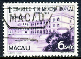 !										■■■■■ds■■ Macao 1951 AF#367 ø Tropical Medicine (x11805) Hospital Macau - Oblitérés