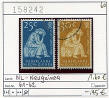 Niederl. Neuguinea - Nederlands Nieuw-Guinea - Pays-Bas-New Guinea - Michel 61-62 - Oo Oblit. Used Gebruikt - Altri - Oceania