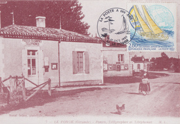 Carte  FRANCE    La  POSTE   A  100  Ans     LE  PORGE (33)   1993 - Posta