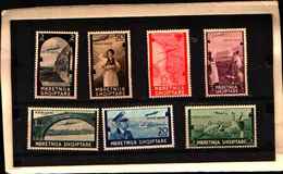 88889) ITALIA-albania-erie Ordinaria - POSTA AEREA - 31 Marzo 1940 -serie Completa-MNH** - Albanie