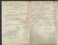 LETTRE DE 1897 FRÉDERIC MARTINAUD NOTAIRE À SAINT SULPICE LES CHAMPS : - Manuscripts