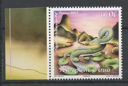 POLYNESIE 2013 N° 1015 ** Neuf  = MNH Superbe Année Lunaire Chinoise Serpent Faune Reptiles Fauna Animaux - Unused Stamps