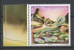 POLYNESIE 2013 N° 1015 ** Neuf  = MNH Superbe Année Lunaire Chinoise Serpent Faune Reptiles Fauna Animaux - Ungebraucht