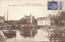 D56 - ROHAN - Le Pont -  Le Canal - La Chapelle Notre Dame Bonne Rencontre -  (Timbre = PUB  BYRRH) - Rohan