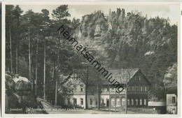 Zittauer Gebirge - Jonsdorf - Hotel Kurhaus Gondelfahrt Mit Den Nonnenfelsen - Foto-Ansichtskarte - Jonsdorf