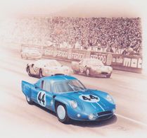 24 Heures Du MANS 1966 ALPINE ( Dessin De F.BRUERE ) - Le Mans