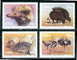 SWA 1985** - Uccelli / Birds - "Struthio Camelus" - 4 Val. (MNH)  - Come Da Scansione - Autruches