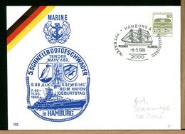 DEUTSCHE - BUNDESWEHR - 1986  HAMBURG - S55 ALK - S57 WEIHE - RICKMER - Enveloppes Privées - Neuves