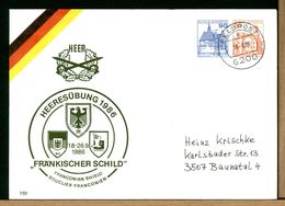 DEUTSCHE - FRANKISCHER SCHILD - 1986 FELDPOST - 4411 - 6200 - 4311 - 6211 - 6214 - Enveloppes Privées - Neuves