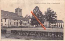 GOEGNIES-CHAUSSEE - Eglise Et Place Française - Quevy