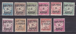 St Pierre Et Mqn  Taxe N°10* à 20* - Unused Stamps