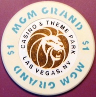$1 Casino Chip. MGM Grand, Las Vegas, NV. M11. - Casino
