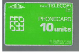 GRAN BRETAGNA (UNITED KINGDOM) - BT -   1989 10 UNITS CODE 911C  -  USED - RIF. 10073 - Autres & Non Classés