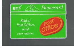 GRAN BRETAGNA (UNITED KINGDOM) - BT -   1992  POST OFFICE    -  USED - RIF. 10076 - Altri & Non Classificati