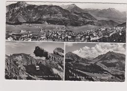 SUISSE,HELVETIA,SWISS,SCH WEIZ,SVIZZERA,SWITZERLAND ,LEYSIN EN HIVER,vaud,IL Y A 50 ANS,PHOTO NICCA MONTAGE - Leysin