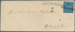 Br Oldenburg - Marken Und Briefe: 1852: 1/30 Th. Schwarz Auf Blau, Type II, Farbfrisch, Voll- Bis Breit - Oldenbourg