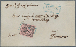 Br Oldenburg - Marken Und Briefe: 1852: 1/15 Th. Schwarz Auf Rosa, Type III, In Frischer Farbe, Voll- B - Oldenburg