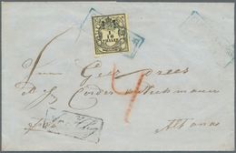 Br Oldenburg - Marken Und Briefe: 1852: 1/10 Th. Schwarz Auf Hellgelb, Tiefe Farbe, Noch Voll- Bis Brei - Oldenburg