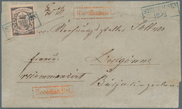 Br Oldenburg - Marken Und Briefe: 1859/61: 2 Gr. Schwarz Auf Rosa, Farbfrisch, Allseits Breitrandig, Al - Oldenburg