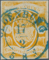O Oldenburg - Marken Und Briefe: 1861: ¼ Gr. Orange In Schöner, Frischer Farbe, Allseits Breitrandig, - Oldenburg