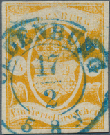 O Oldenburg - Marken Und Briefe: 1861: ¼ Gr. Orange In Schöner, Frischer Farbe, Allseits Breitrandig, - Oldenbourg