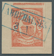Brfst Oldenburg - Marken Und Briefe: 1861: 2 Gr. Rot, Farbfrisch, Allseits Sehr Breitrandig, Oben Mit Teil - Oldenburg