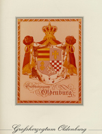 Oldenburg - Besonderheiten: OLDENBURG-WAPPEN (ca. 13 X 16,5 Cm), Schöner Beginn Einer Großen Sammlun - Oldenburg