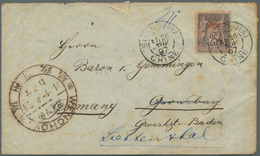 Br China: 1897, WENCHOW, 22.NOV.97, Dollar Chop On Cover With Manuscript Sender "Wen-Cheo" On Reverse, - Otros & Sin Clasificación