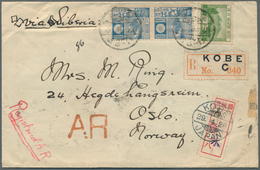 Br China - Taiwan (Formosa): 1928. Registered Advice Of Receipt Envelope Written From 'Tamsui, Formosa' - Andere & Zonder Classificatie