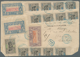 Br Französische Somaliküste: 1901 Large Registered Cover (opened For Display) To Hanoi, French Lndochin - Gebruikt