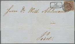 Br Dänemark: 1854 Folded Letter From Schönwalde To Kiel, Dated Inside '22 Juni 1854', Franked By "Fire - Storia Postale