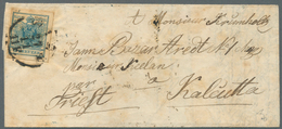 Br Österreich: 1850/1854: 9 Kr. Blau, Maschinenpapier, Type IIIb, Allseits Gut Gerandet Auf Kleinformat - Neufs
