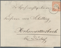 Br Deutsches Reich - Brustschild: 1872, 2 Kr. Ziegelrot, Kleiner Schild Auf Drucksache Aus Baden, Entwe - Nuevos