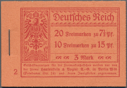 ** Deutsches Reich - Markenheftchen: DEUTSCHES REICH - MARKENHEFTCHEN, Germania 1916 Mit ONr. 2 Und Nic - Booklets