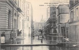 92-CLICHY- RUE DE LA MAIRIE , CRUE DE LA SEINE - Clichy