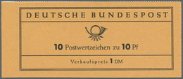 ** Bundesrepublik - Markenheftchen: 1960: Heuss, Das äußerst Seltene Versuchsheftchen Der Erstauflage, - Other & Unclassified