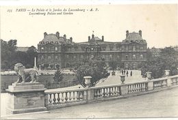 235. PARIS . LE PALAIS ET LE JARDIN DU LUXEMBOURG . NON ECRITE - Arrondissement: 06