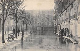 92-CLICHY- PLACE DES FÊTES ,  CRUE DE LA SEINE - Clichy