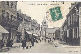 CPA - Bénévent L'Abbaye - Rue Du Marché - Benevent L'Abbaye