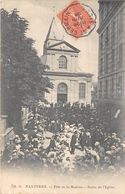 92-NANTERRE- FÊTE DE LA ROSIERE- SORTIE DE L'EGLISE - Nanterre