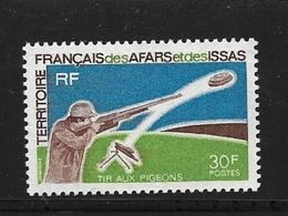 AFARS ET ISSAS 1970 TIR AUX PIGEONS   YVERT N°361  NEUF MNH** - Neufs