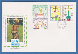 NEW HEBRIDES ENGLISH CHRISTMAS 1979 INTERNATIONAL YEAR OF THE CHILD   F.D.C. - FDC