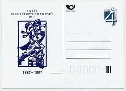 CZECH REPUBLIC 1997 Czech Philatelists Club Privately-printed  Postcard Unused. - Cartoline Postali