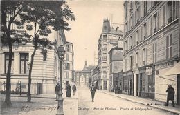 92-CLICHY- RUE DE L'UNION- POSTES ET TELEGRAPHES - Clichy