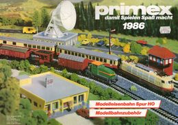 Catalogue PRIMEX 1986 Damt Spielen Spaß Macht Modellbahnzubehör Märklin HO - German