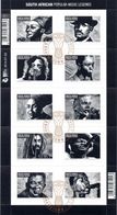 South Africa - 2014 Popular Musicians Sheet (o) - Used Stamps