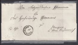 TCHECOSLOVAQUIE - Lettre De Pressburg Du 5 Mai 1856 - Cachets Pressburg Et Wien 5-5-56 - B/TB - - ...-1918 Vorphilatelie